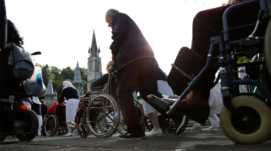 Peregrinación al Santuario de Lourdes. Foto: Daniel Ibáñez / ACI Prensa?w=200&h=150