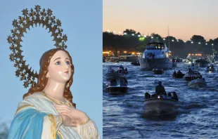 La procesión náutica navegará el Río Luján con la imagen de la Inmaculada Concepción. Crédito: Municipio de Tigre 