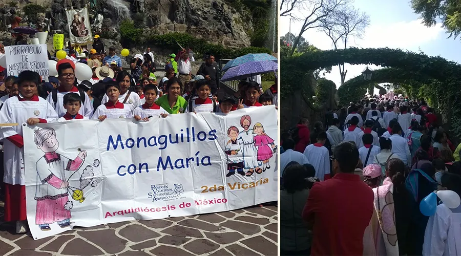 Peregrinacion de monaguillos en Mexico / Iñigo Aguilar (monaguillos.com.mx)