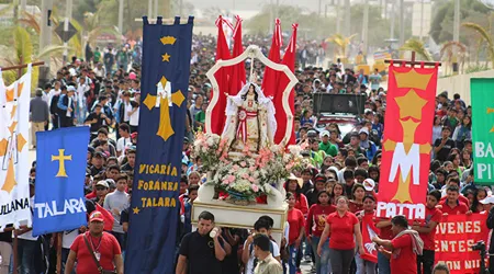 Miles de jóvenes peregrinan a la Virgen de las Mercedes en Perú [FOTOS]