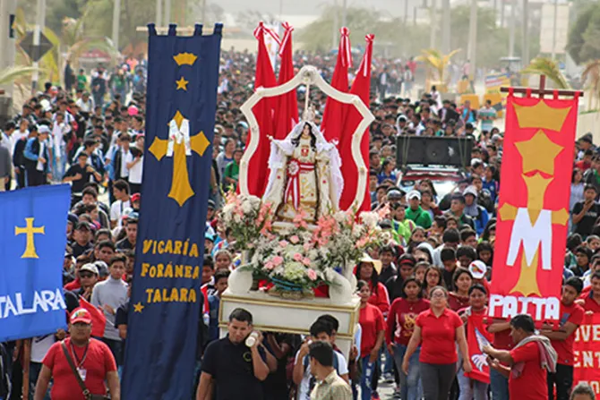 Miles de jóvenes peregrinan a la Virgen de las Mercedes en Perú [FOTOS]