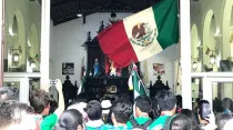 Peregrinos mexicanos en la Jornada Mundial de la Juventud (JMJ) Panamá 2019. Foto: David Ramos / ACI Prensa