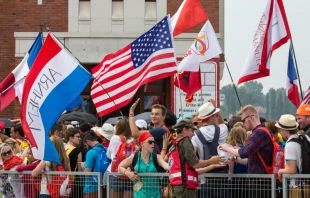 Peregrinos en la JMJ Cracovia 2016. Cru00e9dito: Shutterstock 