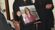 Shireen Abu Akleh, periodista asesinada mientras cubría una operación militar israelí en el campo de refugiados de Yenín el 11 de mayo de 2022 | Crédito: Cortesía del Patriarcado Latino de Jerusalén