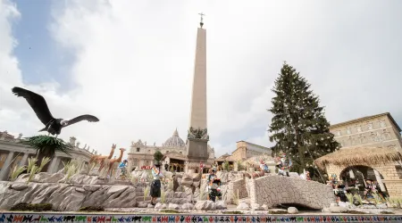 Vaticano: Todo listo en la Plaza de San Pedro para inauguración del nacimiento peruano