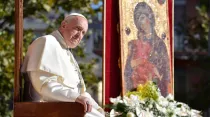 El Papa Francisco en Piazza Armerina. Foto: Vatican Media