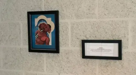 Roban de universidad católica una polémica pintura vinculada a George Floyd