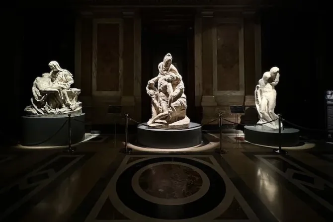 Los Museos Vaticanos abren exposición dedicada a las 3 “Piedades” de Miguel Ángel 