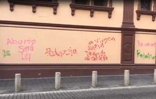 Pintas realizadas por feminstas. Cru00e9dito: Cortesu00eda Arquidiu00f3cesis de Xalapa. 