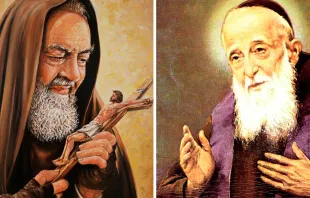 Pio de Pietrelcina y Leopoldo Mandic 