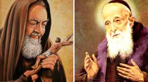Pio de Pietrelcina y Leopoldo Mandic
