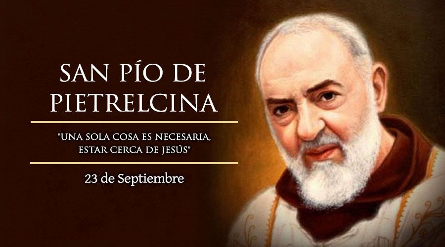 Santoral del 23 de septiembre: San Pío de Pietrelcina