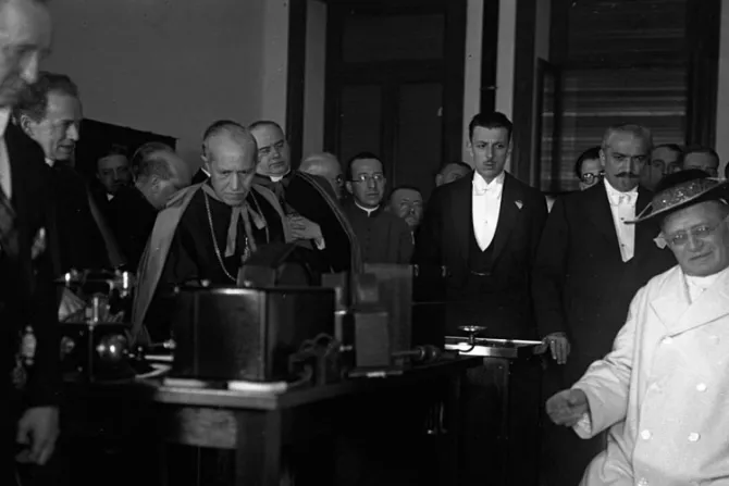 Un día como hoy Pío XI inauguró Radio Vaticano de la mano de Marconi [VIDEO]