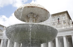 Imagen referencial de la Plaza de San Pedro durante el Regina Coeli. Cru00e9dito: ACI Prensa 