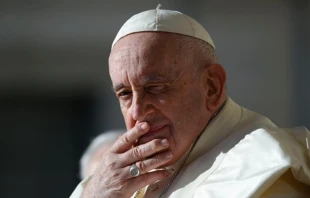 El Papa Francisco en la Audiencia General de este miu00e9rcoles. Cru00e9dito: Vatican Media 