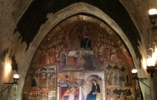 El interior de la Porciu00fancula en Asu00eds. Foto: Mercedes De La Torre / ACI Prensa  