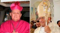 Arzobispo de Barquisimeto, Mons. Antonio López Castillo; y el Obispo de San Felipe, Mons. Víctor Hugo Basabe / Crédito: Facebook