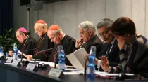 Presentación de la exhortación Amoris Laetitia en el Vaticano. Foto Daniel Ibáñez / ACI Prensa
