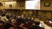 Presentación en el Vaticano de la encíclica Fratelli tutti. Foto: Daniel Ibáñez / ACI Prensa