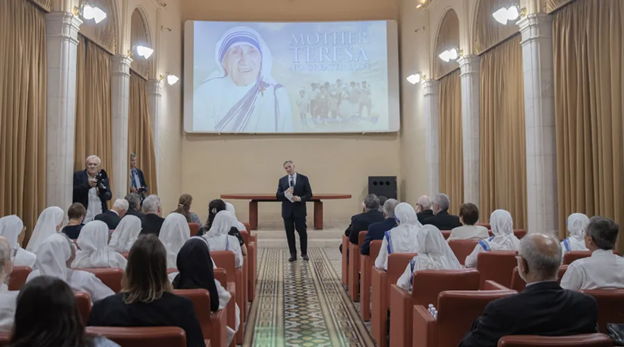 Presentación en el Vaticano de película sobre Madre Teresa. Foto: Daniel Ibáñez / ACI Prensa?w=200&h=150