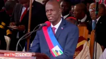 Presidente de Haití, Jovenel Moïse. Crédito: EWTN (Captura de video)