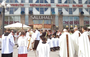 Procesiu00f3n del Corpus Christi en Estocolmo (Suecia) / Foto: Ulf Silfverling 