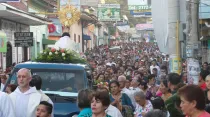 Procesión eucarística en Nicaragua / Foto: Diócesis de Matagalpa 