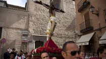 Procesión de Semana Santa en Toledo (España) Crédito: Architoledo