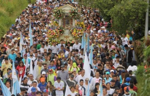 Peregrinaciu00f3n con imagen de la Virgen de la Consolaciu00f3n / Foto: Diu00f3cesis de San Cristu00f3bal 