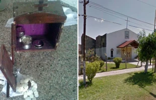 Profanaciu00f3n de Sagrario de Capilla Gonzu00e1lez Catu00e1n / Foto: Cortesu00eda Capilla Gonzu00e1les Catu00e1n - AICA 