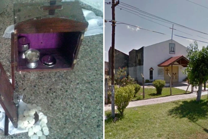 Argentina: Profanan sagrario y roban en iglesia católica