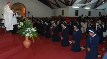 Profesión de votos perpetuos en la Comunidad de Salesianas Misioneras. Crédito: Comunicaciones CEB