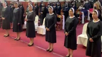 Profesión religiosa de hermanas Salesianas Misioneras. Crédito: Parroquia Jesús Obrero.