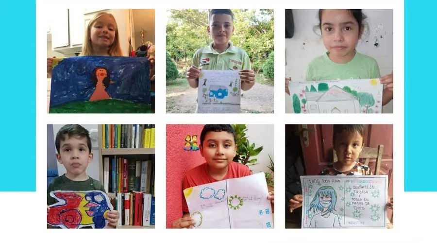Niños de América Latina comparten sus creaciones. Crédito: Programa Centralidad de la Niñez.