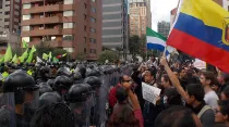 Protestas en Ecuador (2015) / Crédito: Contenido libre de Wikimedia Commons