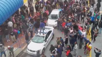 Las protestas en Baltimore, Estados Unidos. Captura de pantalla Youtube