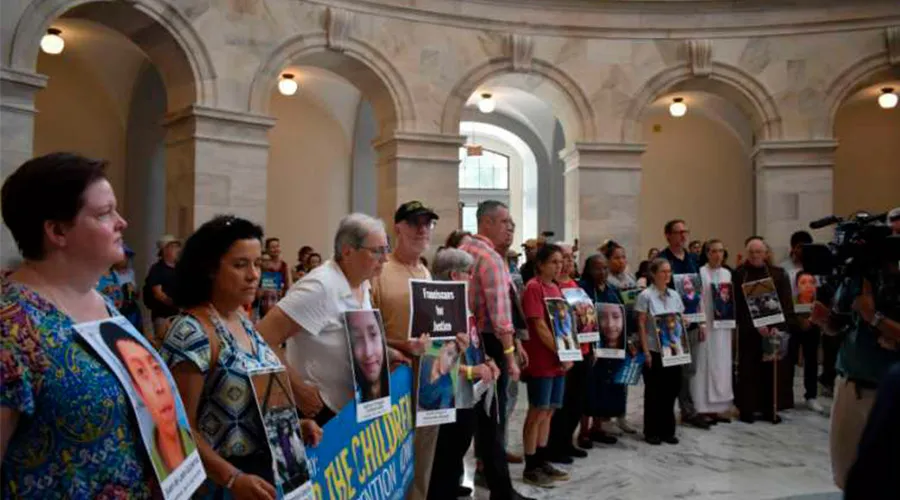 Los manifestantes en el Capitolio, el 18 de julio de 2019 / Crédito: ACI Prensa