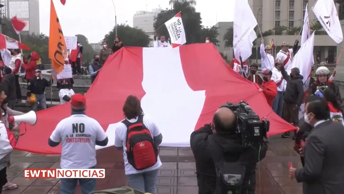 Protestas en Perú. Crédito: EWTN Noticias?w=200&h=150