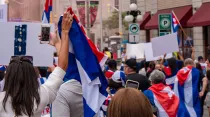 Protestas en favor del pueblo cubano en Ottawa (Canadá) / Crédito: Flickr de lezumbalaberenjena (CC BY-NC-ND 2.0)