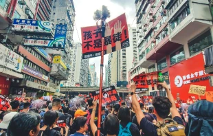 La protesta mu00e1s grande contra la extradiciu00f3n de Hong Kong., 16 de junio de 2019. Cru00e9dito editorial: Tee Jz - Shutterstock  Tee Jz - Shutterstock