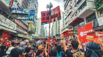 La protesta más grande contra la extradición de Hong Kong., 16 de junio de 2019. Crédito editorial: Tee Jz - Shutterstock