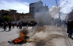 Protestas en el sur del Peru00fa (2022). Cru00e9dito: Shutterstock 