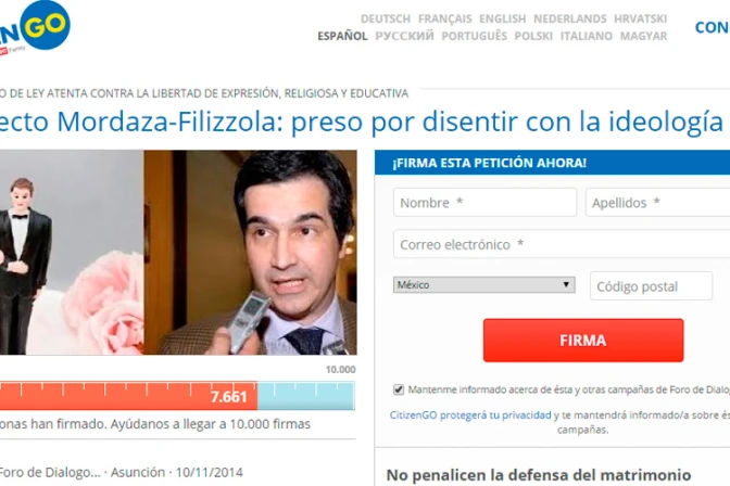 Lobby gay quiere penalizar defensa del matrimonio en Paraguay