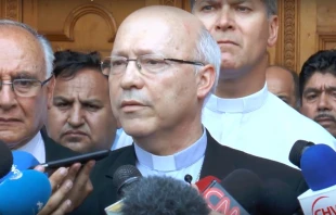 Mons. Fernando Ramos. Captura Youtube 