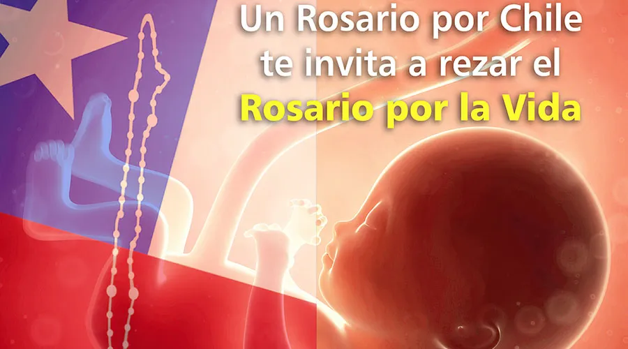 Foto : Banner Quinta Cruzada del Rosario por la vida / Crédito : Un rosario por Chile?w=200&h=150