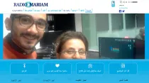 Radio María árabe. Captura de pantalla