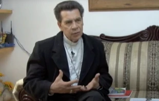 Imagen referencial / Mons. Rafael Sandoval Sandoval. Cru00e9dito: Captura de video / Cu00e1ritas TV. 