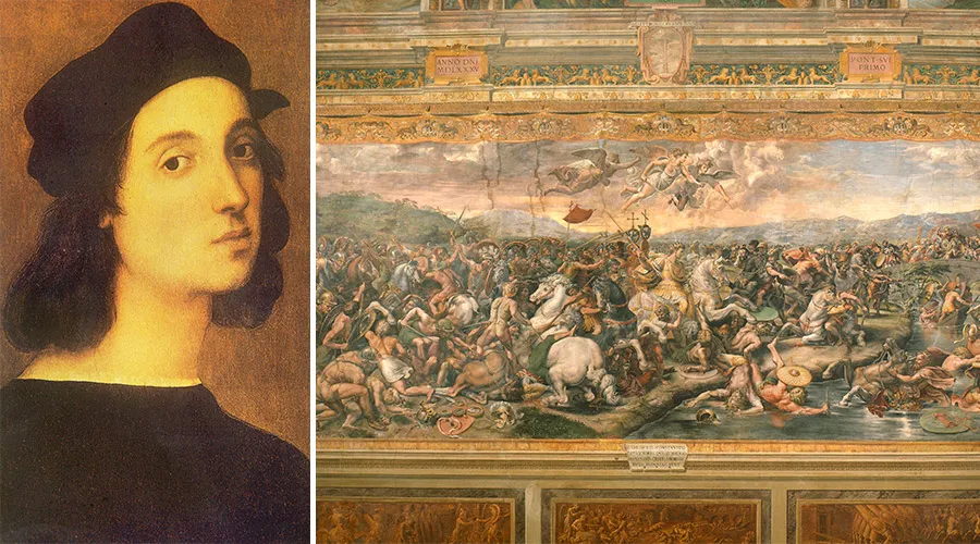 Rafael Sanzio y su obra: Batalla en Puente Milvio entre Constantino y Majencio / Crédito: Dominio Público?w=200&h=150