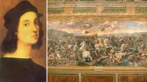 Rafael Sanzio y su obra: Batalla en Puente Milvio entre Constantino y Majencio / Crédito: Dominio Público