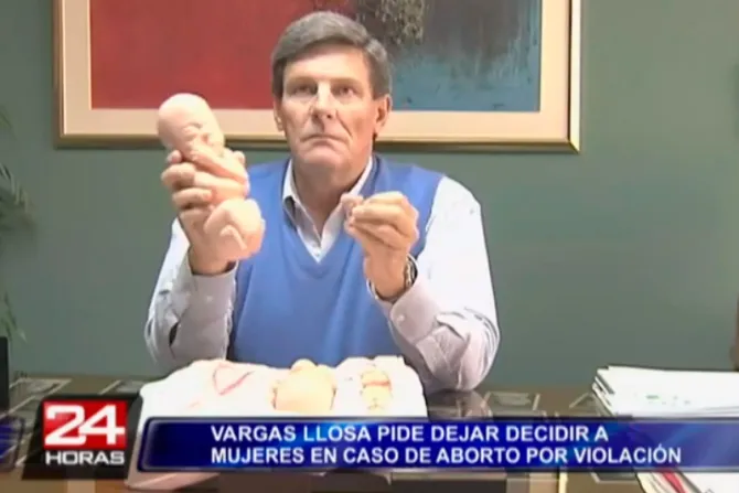 [VIDEO] No es modernidad promover el aborto para Perú, responde ex ministro a Vargas Llosa